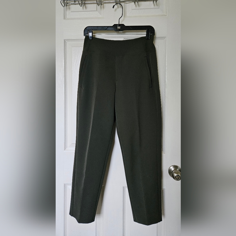 Athleta Dark Green Straight Leg Pants